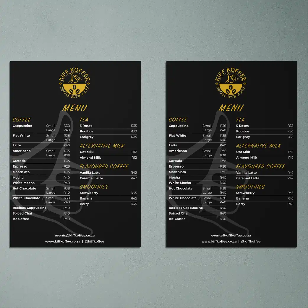 Menu Design
